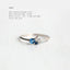Skinny sapphire ring |Boho stacking ring | Minimalist | Tiny sapphire ring