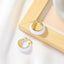 White Enamel Hoop Earrings| White Enamel Chunky Hoops|Dainty| Elegant|