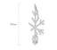 Snowflake Ear Cuff| Diamond Snowflake| Wedding | Winter| Snow Queen