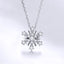 Snowflake Necklace| Sterling Silver