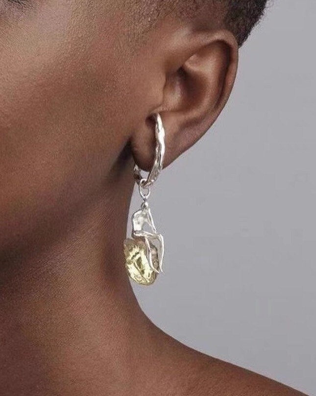 Figure earrings