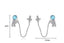 Rocket Earrings| Spaceship Studs| Astronaut | Galaxy | Space