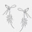 Wheat tassel earrings | Diamond wheat dangle earrings | Bride earrings | Party| Concert