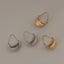 Small Swirl Hoop Earrings| Matte wave hoops| Small Fulani hoops | African hoop earrings